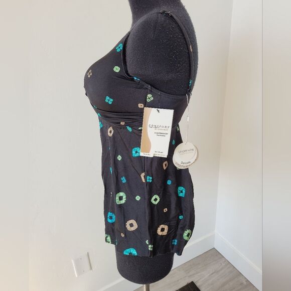 NEW Contours by Coco Reef Shapemakers Swim Top Tankini Pool Beach 34D Size 10 - Picture 5 of 9